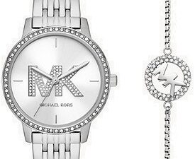 Authentic MICHAEL KORS Women 35 mm Stainless Steel Quartz Exclusive Wristwatch  – MICHAEL KORS