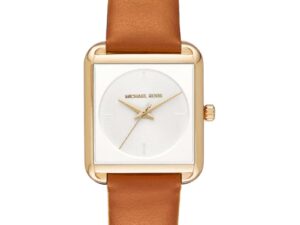 Authentic MICHAEL KORS Women 32 mm SS IP Gold Quartz Elegant Wristwatch  – MICHAEL KORS