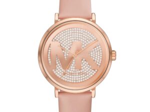 Authentic MICHAEL KORS Women 40 mm SS IP Rose Gold Quartz Top-Quality Wristwatch  – MICHAEL KORS