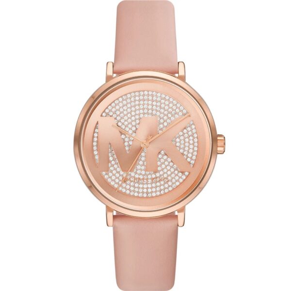 Authentic MICHAEL KORS Women 40 mm SS IP Rose Gold Quartz Top-Quality Wristwatch  - MICHAEL KORS