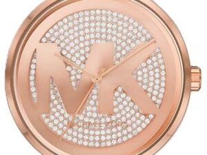 Authentic MICHAEL KORS Women 40 mm SS PVD Rose gold Quartz Top-Quality Wristwatch  – MICHAEL KORS