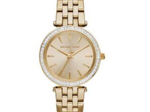 Authentic MICHAEL KORS Women 33 mm SS IP Gold Quartz Top-Quality Wristwatch  – MICHAEL KORS