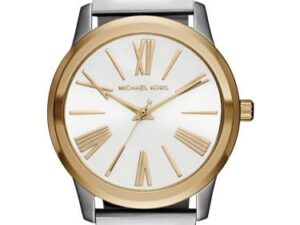 Authentic MICHAEL KORS Women 38 mm SS IP Gold Quartz Elegant Wristwatch  – MICHAEL KORS