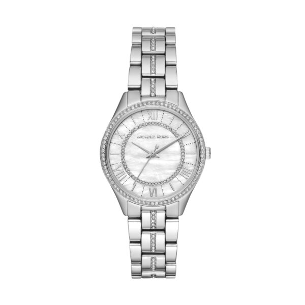 Authentic MICHAEL KORS Women 33 mm Stainless Steel Quartz Top-Quality Wristwatch  - Mother of Pearl Dial - MICHAEL KORS