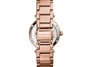 Authentic MICHAEL KORS Women 33 mm SS IP Rose Gold Quartz Top-Quality Wristwatch  – MICHAEL KORS