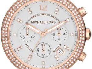 Authentic MICHAEL KORS Women 39 mm SS PVD Rose gold Quartz Top-Quality Wristwatch  – MICHAEL KORS