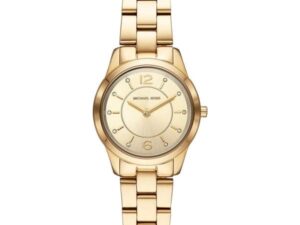 Authentic MICHAEL KORS Women 28 mm SS IP Gold Quartz Elegant Wristwatch  – MICHAEL KORS