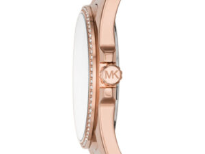 Authentic MICHAEL KORS Women 38 mm SS IP Rose Gold Quartz Top-Quality Wristwatch  – MICHAEL KORS