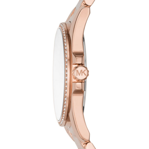 Authentic MICHAEL KORS Women 38 mm SS IP Rose Gold Quartz Top-Quality Wristwatch  - MICHAEL KORS - Image 2