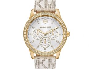 Authentic MICHAEL KORS Women 40 mm SS IP Gold Quartz Top-Quality Wristwatch  – MICHAEL KORS