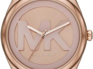 Authentic MICHAEL KORS Men 42 mm SS IP Rose Gold Quartz Top-Quality Wristwatch  – MICHAEL KORS