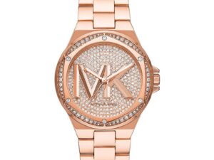 Authentic MICHAEL KORS Women 37 mm SS IP Rose Gold Quartz Top-Quality Wristwatch  – MICHAEL KORS