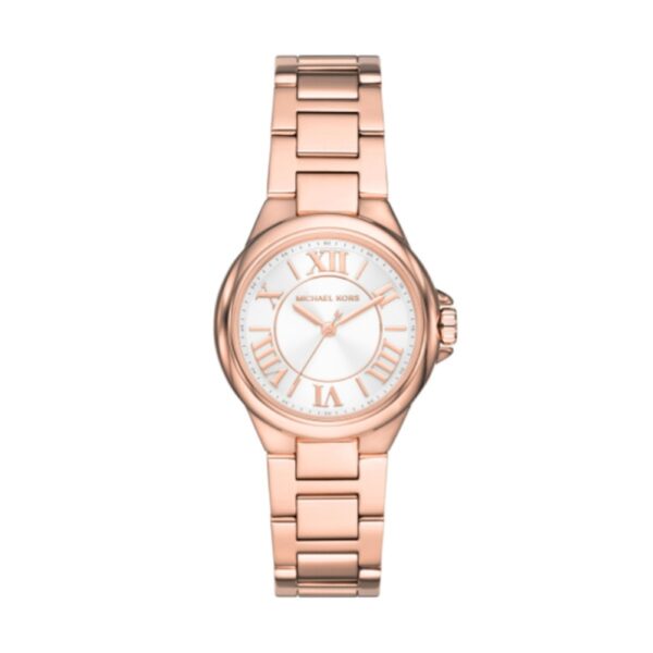 Authentic MICHAEL KORS Women 33 mm SS IP Rose Gold Quartz Top-Quality Wristwatch  - MICHAEL KORS WATCHES