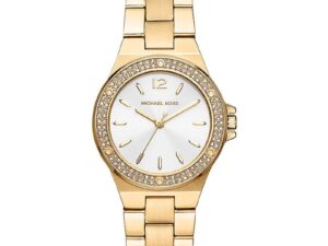 Authentic MICHAEL KORS Women 33 mm SS IP Gold Quartz Top-Quality Wristwatch  – MICHAEL KORS