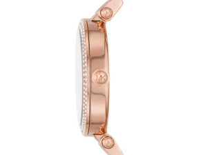 Authentic MICHAEL KORS Women 39 mm SS IP Rose Gold Quartz Top-Quality Wristwatch  – MICHAEL KORS