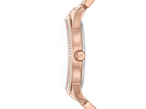 Authentic MICHAEL KORS Women 40 mm SS IP Rose Gold Quartz Exclusive Wristwatch  – MICHAEL KORS