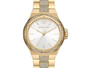 Authentic MICHAEL KORS Women 38 mm SS IP Gold Quartz Top-Quality Wristwatch  – MICHAEL KORS