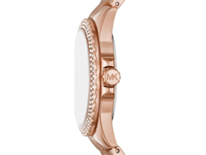 Authentic MICHAEL KORS Women 33 mm SS IP Rose Gold Quartz Top-Quality Wristwatch  – Mother of Pearl Dial – MICHAEL KORS