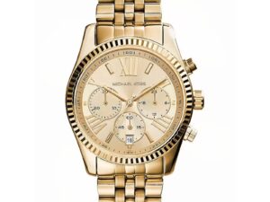 Authentic MICHAEL KORS Women 38 mm SS IP Gold Quartz Top-Quality Wristwatch  – MICHAEL KORS