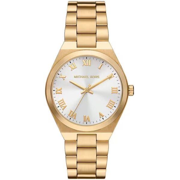 Authentic MICHAEL KORS Women 37 mm SS IP Gold Quartz Elegant Wristwatch  - MICHAEL KORS