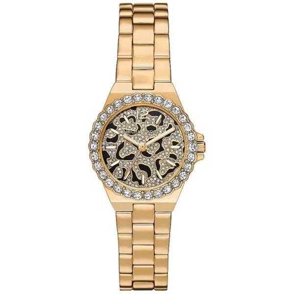 Authentic MICHAEL KORS Women 30 mm SS IP Gold Quartz Top-Quality Wristwatch  - MICHAEL KORS