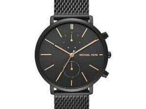 Authentic MICHAEL KORS Men 40 mm SS IP Black Quartz Top-Quality Wristwatch  – MICHAEL KORS