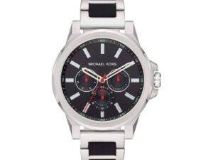 Authentic MICHAEL KORS Men 44 mm Stainless Steel Quartz Top-Quality Wristwatch  – MICHAEL KORS