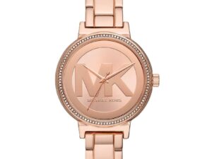 Authentic MICHAEL KORS Women 36 mm SS IP Rose Gold Quartz Top-Quality Wristwatch  – MICHAEL KORS