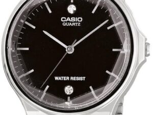 Authentic CASIO COLLECTION & VINTAGE Women 39 mm Metal Quartz Designer Wristwatch  – CASIO VINTAGE ROUND DIAMOND