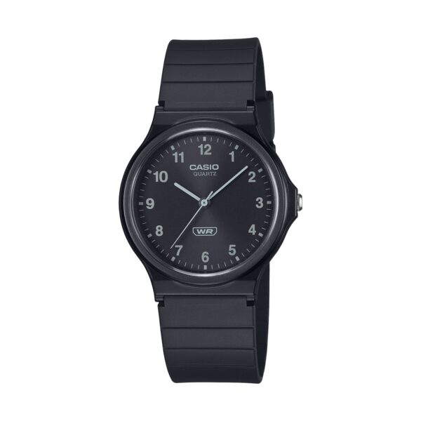 Authentic CASIO COLLECTION & VINTAGE Unisex 35 mm Resin Quartz Designer Wristwatch  - CASIO COLLECTION SERIE POP - BLACK