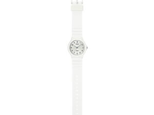 Authentic CASIO COLLECTION & VINTAGE Unisex 35 mm Resin Quartz Designer Wristwatch  – CASIO COLLECTION SERIE POP – WHITE