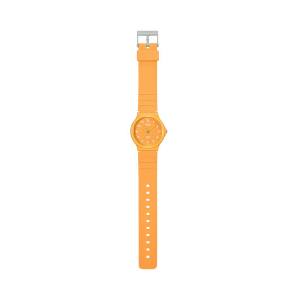 Authentic CASIO COLLECTION & VINTAGE Unisex 35 mm Resin Quartz Designer Wristwatch  - CASIO COLLECTION SERIE POP - ORANGE - Image 5