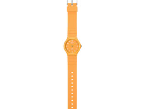 Authentic CASIO COLLECTION & VINTAGE Unisex 35 mm Resin Quartz Designer Wristwatch  – CASIO COLLECTION SERIE POP – ORANGE