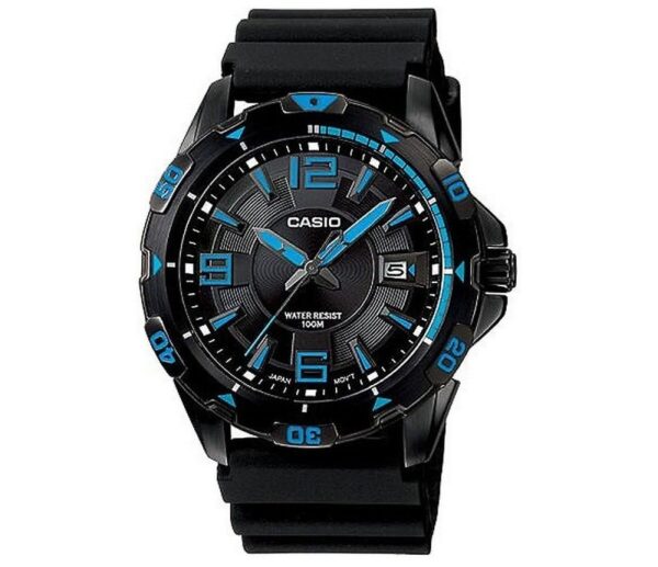 Authentic CASIO COLLECTION & VINTAGE Men 45 mm SS IP Black Quartz Designer Wristwatch  - CASIO CLASSIC ***SPECIAL PRICE***