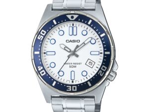 Authentic CASIO COLLECTION & VINTAGE Men 43.5 mm Stainless Steel Quartz Designer Wristwatch  – CASIO SPORT