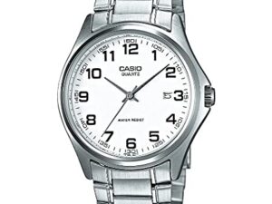 Authentic CASIO COLLECTION & VINTAGE Men 42 mm Ip Silver Quartz Designer Wristwatch  – CASIO COLLECTION