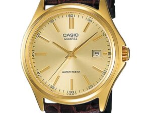 Authentic CASIO COLLECTION & VINTAGE Men 39 mm SS IP Gold Quartz Designer Wristwatch  – CASIO COLLECTION