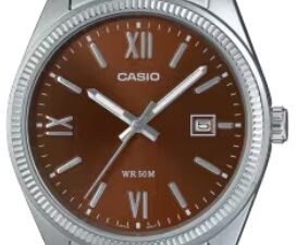 Authentic CASIO COLLECTION & VINTAGE Men 38.5 mm Stainless Steel Quartz Designer Wristwatch  – CASIO COLLECTION