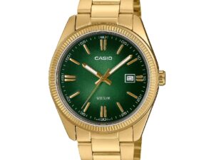 Authentic CASIO COLLECTION & VINTAGE Men 38.5 mm SS IP Gold Quartz Designer Wristwatch  – CASIO COLLECTION