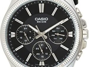 Authentic CASIO COLLECTION & VINTAGE Men 42 mm Ip Silver Quartz Designer Wristwatch  – CASIO