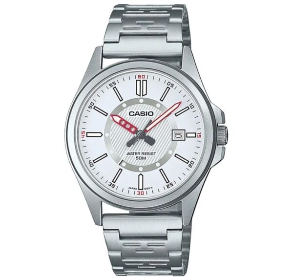 Authentic CASIO COLLECTION & VINTAGE Men 40 mm Stainless Steel Quartz Designer Wristwatch  - CASIO ENTICER GENT