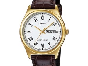 Authentic CASIO COLLECTION & VINTAGE Men 42 mm SS IP Gold Quartz Analog Designer Wristwatch  – CASIO COLLECTION