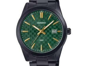 Authentic CASIO COLLECTION & VINTAGE Men 41 mm SS IP Black Quartz Designer Wristwatch  – CASIO COLLECTION