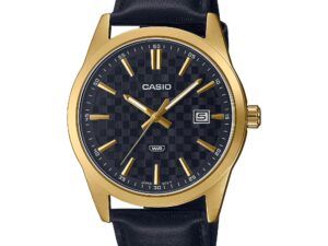 Authentic CASIO COLLECTION & VINTAGE Men 41 mm SS IP Gold Quartz Designer Wristwatch  – CASIO COLLECTION