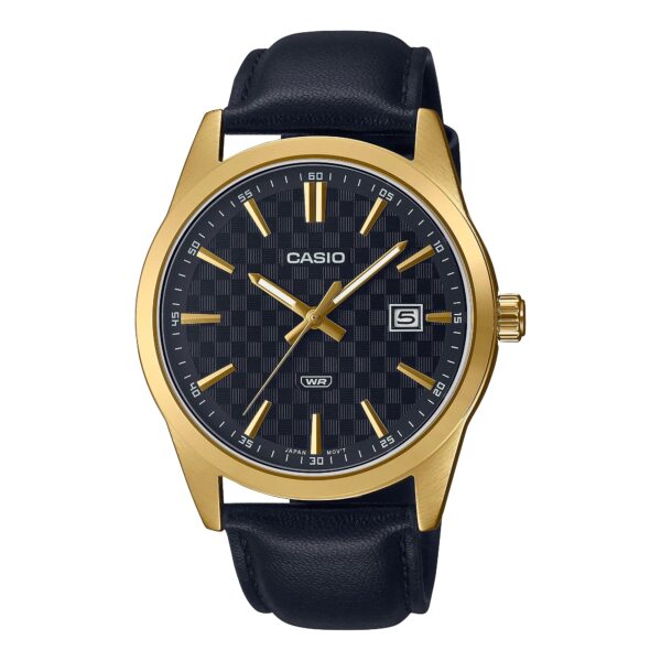 Authentic CASIO COLLECTION & VINTAGE Men 41 mm SS IP Gold Quartz Designer Wristwatch  - CASIO COLLECTION