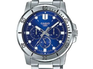 Authentic CASIO COLLECTION & VINTAGE Men 45 mm Stainless Steel Quartz Designer Wristwatch  – CASIO COLLECTION