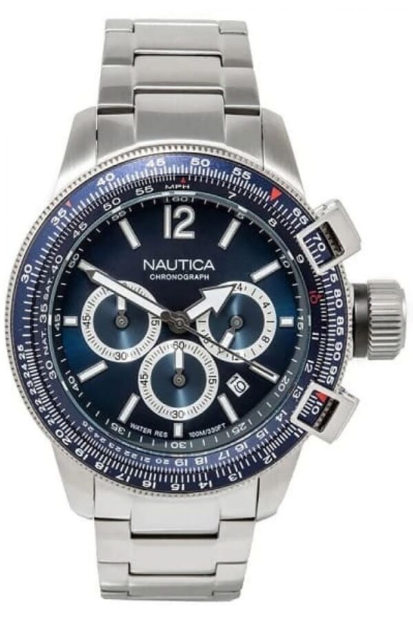 Authentic NAUTICA Men 46 mm Quartz Analog Top-Quality Watch  - NAUTICA