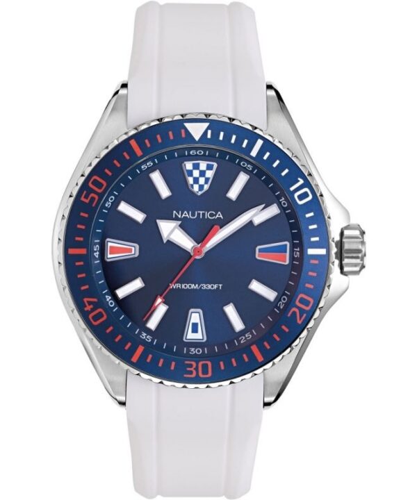 Authentic NAUTICA Men 46 mm Quartz Analog Designer Watch  - NAUTICA