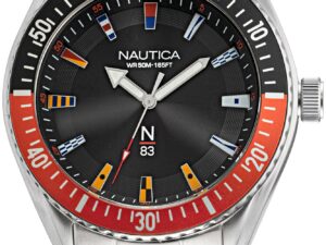 Authentic NAUTICA Men 44 mm Quartz Analog Designer Watch  – NAUTICA