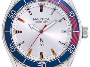 Authentic NAUTICA Men 44 mm Quartz Analog Designer Watch  – NAUTICA